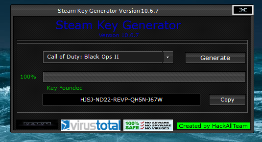 key generators for games
